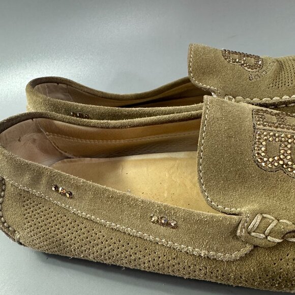 Baldinini Trend Suede Leather Loafers, Men\'s Size 37.5 main image 10